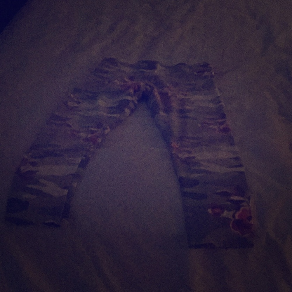 Girls leggings (kids) ,s (6/6x), camouflaged